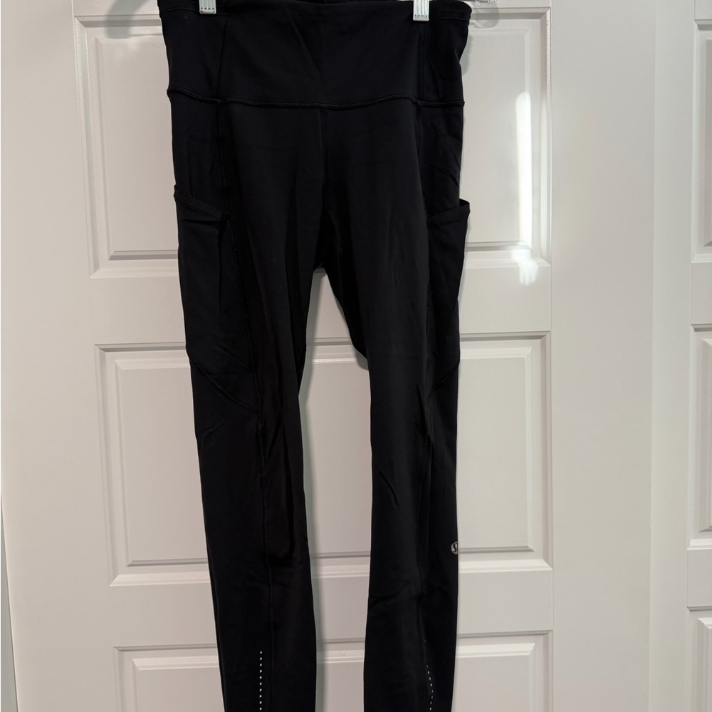 Black Leggings with Side Pockets lululemon